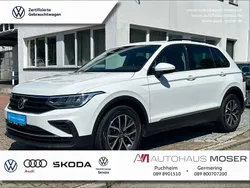 Pure white Gebraucht 2021 VW Tiguan Life SUV | 22.920 € (Guter Preis)