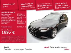 Mythosschwarz metallic Gebraucht 2022 Audi A4 Advanced Kombi | 27.990 € (Fairer Preis)