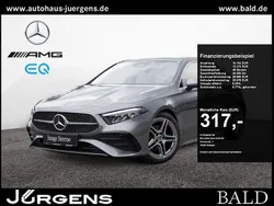 Grau metalliclack mountaingrau Gebraucht 2024 Mercedes A200 AMG Limousine | 33.680 € (Fairer Preis)