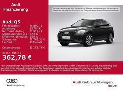 Mythosschwarz metallic Gebraucht 2022 Audi Q5 S-Line SUV | 44.890 € (Fairer Preis)
