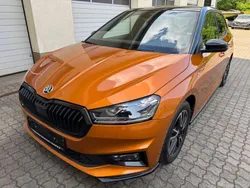 Phoenixorange metallic Gebraucht 2024 Skoda Fabia Monte Carlo Limousine | 19.500 € (Fairer Preis)