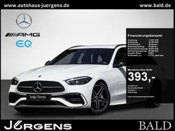 Weiss polarweiss Gebraucht 2024 Mercedes C180 AMG Kombi | 41.550 € (Etwas zu teuer)