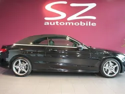 Schwarz Gebraucht 2017 Mercedes C180 AMG line Cabrio | 25.500 € (Fairer Preis)