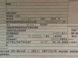 Schwarz Gebraucht 2002 Ford Galaxy Futura Van / Kleinbus | 950 € (Fairer Preis)