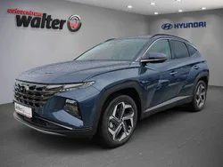Teal blue / met Gebraucht 2024 Hyundai Tucson Trend SUV | 29.990 € (Superpreis)