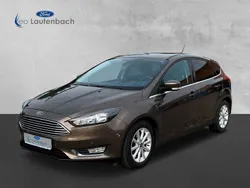 Toffeebraun metallic Gebraucht 2016 Ford Focus Titanium Limousine | 11.600 € (Fairer Preis)