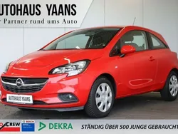 Lava rot Gebraucht 2018 Opel Corsa Edition Limousine | 9.450 € (Fairer Preis)