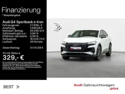 Gletscherweiß metallic Gebraucht 2022 Audi Q4 Sportback e-tron Ambiente SUV | 27.888 € (Fairer Preis)