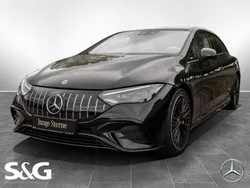 Metalliclack obsidianschwarz Gebraucht 2023 Mercedes EQE AMG 53 AMG Limousine | 68.277 € (Superpreis)
