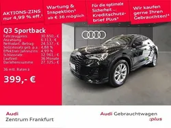 Mythosschwarz metallic Gebraucht 2021 Audi Q3 Sportback Ambiente SUV | 30.850 € (Guter Preis)