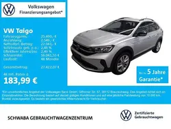 Reflexsilber metallic Gebraucht 2025 VW Taigo Goal SUV | 25.490 € (Guter Preis)