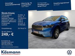 Raceblau metallic Gebraucht 2022 Skoda Enyaq iV SUV | 26.950 € (Fairer Preis)