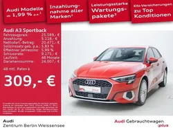 Tangorot metallic Gebraucht 2022 Audi A3 Sportback e-tron Ambiente Limousine | 25.589 € (Fairer Preis)