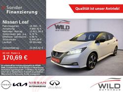 Pearl white/black m Gebraucht 2021 Nissan Leaf 360º Kleinwagen | 18.490 € (Fairer Preis)
