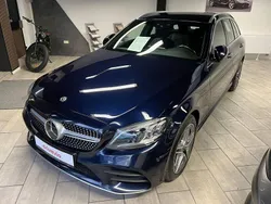 Blau Gebraucht 2019 Mercedes C300e AMG line Limousine | 17.900 € (Fairer Preis)