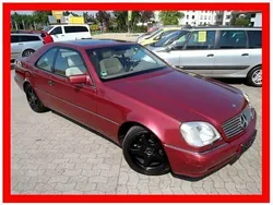 Rot (metallic) Gebraucht 1997 Mercedes CL600 Coupé | 14.900 € (Superpreis)