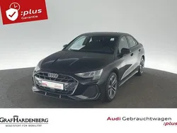 Mythosschwarz metallic Gebraucht 2024 Audi A3 S-Line Limousine | 32.410 € (Superpreis)