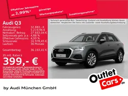 Chronosgrau metallic Gebraucht 2022 Audi Q3 Ambiente SUV | 32.883 € (Guter Preis)