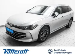 Oyster silver metallic (metallic) Gebraucht 2024 VW Passat Elegance Kombi | 39.850 € (Fairer Preis)