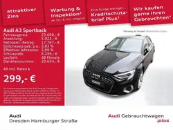 Brillantschwarz Gebraucht 2021 Audi A3 Sportback e-tron Ambiente Limousine | 23.690 € (Fairer Preis)