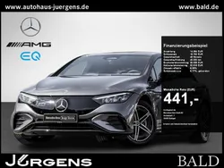 Selenitgrau metallic Gebraucht 2024 Mercedes EQE300 AMG Limousine | 46.220 € (Superpreis)