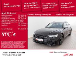 Mythosschwarz metallic Gebraucht 2024 Audi S6 Ambiente Kombi | 90.500 €