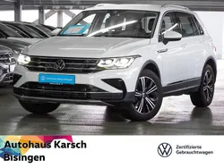Pure white Gebraucht 2022 VW Tiguan Elegance SUV | 31.890 € (Fairer Preis)