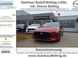 Soul red crystal Gebraucht 2024 Mazda 3 Homura-Line Limousine | 26.990 € (Superpreis)