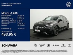Schwarz metallic Gebraucht 2021 Mercedes GLA200 Edition 1 SUV | 30.690 € (Fairer Preis)