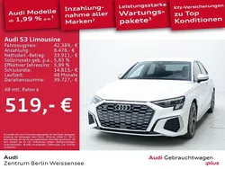 Weiß Gebraucht 2023 Audi S3 Sport Limousine | 42.389 € (Etwas zu teuer)