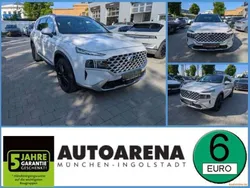 Glacier white / mic Gebraucht 2021 Hyundai Santa Fe Prime SUV | 33.975 € (Superpreis)