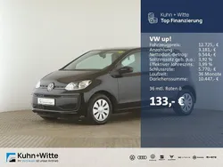 Schwarz Gebraucht 2021 VW up! move up! Kleinwagen | 12.725 € (Fairer Preis)