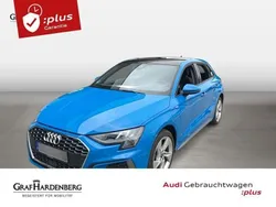 Turboblau Gebraucht 2022 Audi A3 Sportback e-tron S-Line Limousine | 26.560 € (Guter Preis)