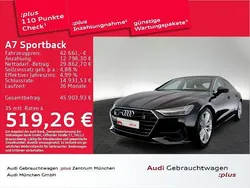 Mythosschwarz metallic Gebraucht 2021 Audi A7 Sportback Ambiente Kleinwagen | 42.661 € (Guter Preis)