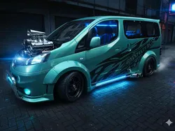 Blau Gebraucht 2012 Nissan Evalia Van / Kleinbus | 8.900 € (Guter Preis)