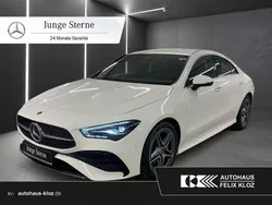 Unilack polarweiß Gebraucht 2024 Mercedes CLA200 AMG line Coupé | 34.900 € (Fairer Preis)