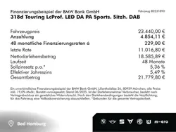 Mineralgrau (grau) Gebraucht 2022 BMW 318 Advantage Kombi | 23.440 € (Superpreis)