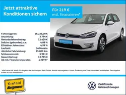 Pure white Gebraucht 2020 VW e-Golf Kleinwagen | 16.223 € (Fairer Preis)