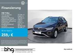 Deep black perleffekt Gebraucht 2023 VW T-Roc Life SUV | 23.330 € (Guter Preis)