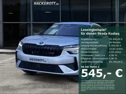 Silber Neu 2025 Skoda Kodiaq RS SUV | 59.490 € (Fairer Preis)