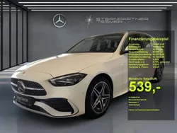 Polarweiß Gebraucht 2024 Mercedes C300e AMG Kombi | 46.300 € (Fairer Preis)