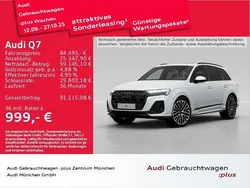 Gletscherweiß metallic Gebraucht 2024 Audi Q7 S-Line SUV | 84.493 € (Etwas zu teuer)