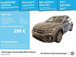 Indiumgrau metallic Gebraucht 2025 VW T-Roc R-line SUV | 30.991 € (Guter Preis)
