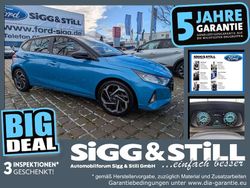 Aqua turquoise/ black / met Gebraucht 2021 Hyundai i20 Trend Limousine | 13.950 € (Fairer Preis)