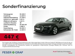 Mythosschwarz metallic Gebraucht 2022 Audi A6 S-Line Limousine | 39.428 € (Superpreis)