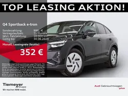 Schwarz Gebraucht 2023 Audi Q4 Sportback e-tron Ambiente SUV | 39.690 € (Fairer Preis)