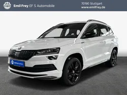 Weiß Gebraucht 2020 Skoda Karoq SportLine SUV | 25.890 € (Fairer Preis)
