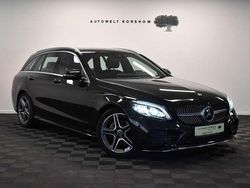 Obsidianschwarz metalliclack Gebraucht 2019 Mercedes C200 AMG line Kombi | 25.500 € (Etwas zu teuer)