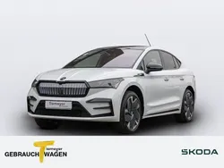 Moonweiß perleffekt Gebraucht 2023 Skoda Enyaq iV Lounge SUV | 49.380 € (Etwas zu teuer)