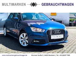 Blau Gebraucht 2015 Audi A1 Sportback S-Line Kleinwagen | 12.490 € (Fairer Preis)